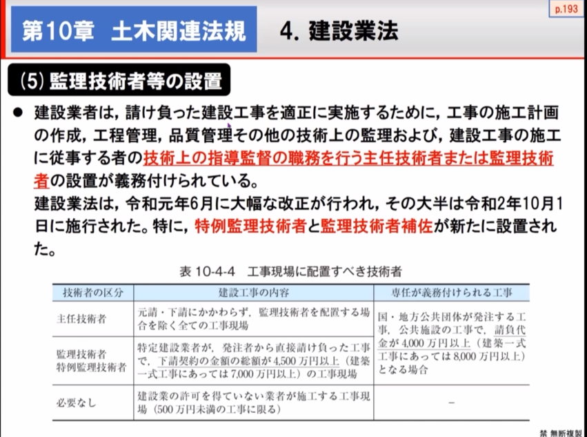 土木施工の管理学⑤ ＜第9章環境保全管理・第10章土木関連法規＞