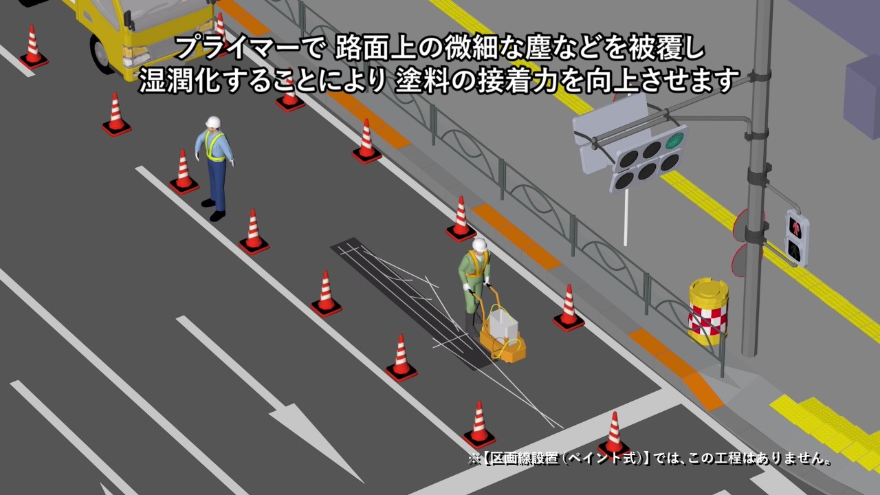 区画線工（Road Marking and Striping Work）